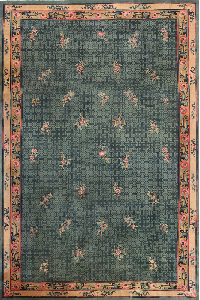 Oversized Antique Chinese Rug #70967 by Nazmiyal Antique Rugs for Blog