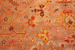 Pattern Detail on Antique Turkish Oushak Rug Pattern Detail on Antique Turkish Oushak Rug 74008 by Nazmiyal Rugs