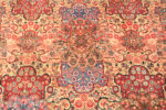 Pattern Detail on Oversized Antique Persian Kashan Rug 95121 by Nazmiyal Rugs
