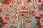 Pattern Feature on Large Antique Persian Serapi Rug 74050 by Nazmiyal Rugs