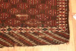 Top Corner of Antique Persian Chador Turkeman Rug 73996 by Nazmiyal Rugs