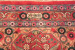 Signature on Oversized Antique Persian Kashan Rug 95121 by Nazmiyal Rugs