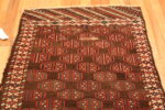 Top of Antique Persian Chador Turkeman Rug 73996 by Nazmiyal Rugs