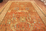 Top of Large Antique Persian Bakshaish Rug 74055 by Nazmiyal Rugs