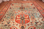 Top of Large Antique Persian Serapi Rug 74050 by Nazmiyal Rugs