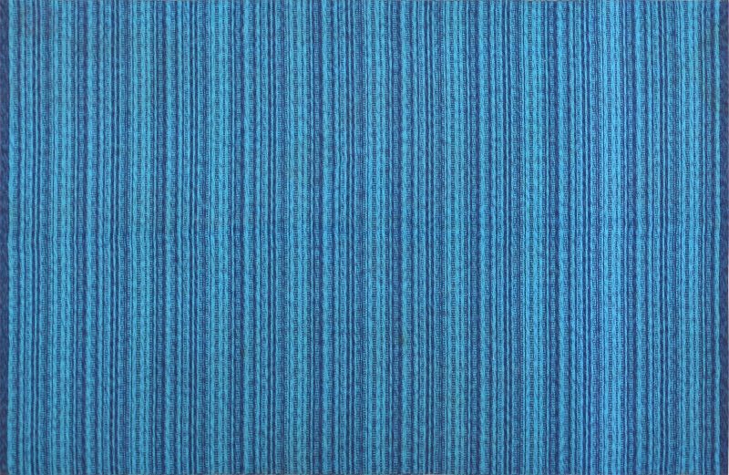 Vintage Double Sided Blue Swedish Kilim Rug #48278 by Nazmiyal Antique Rugs