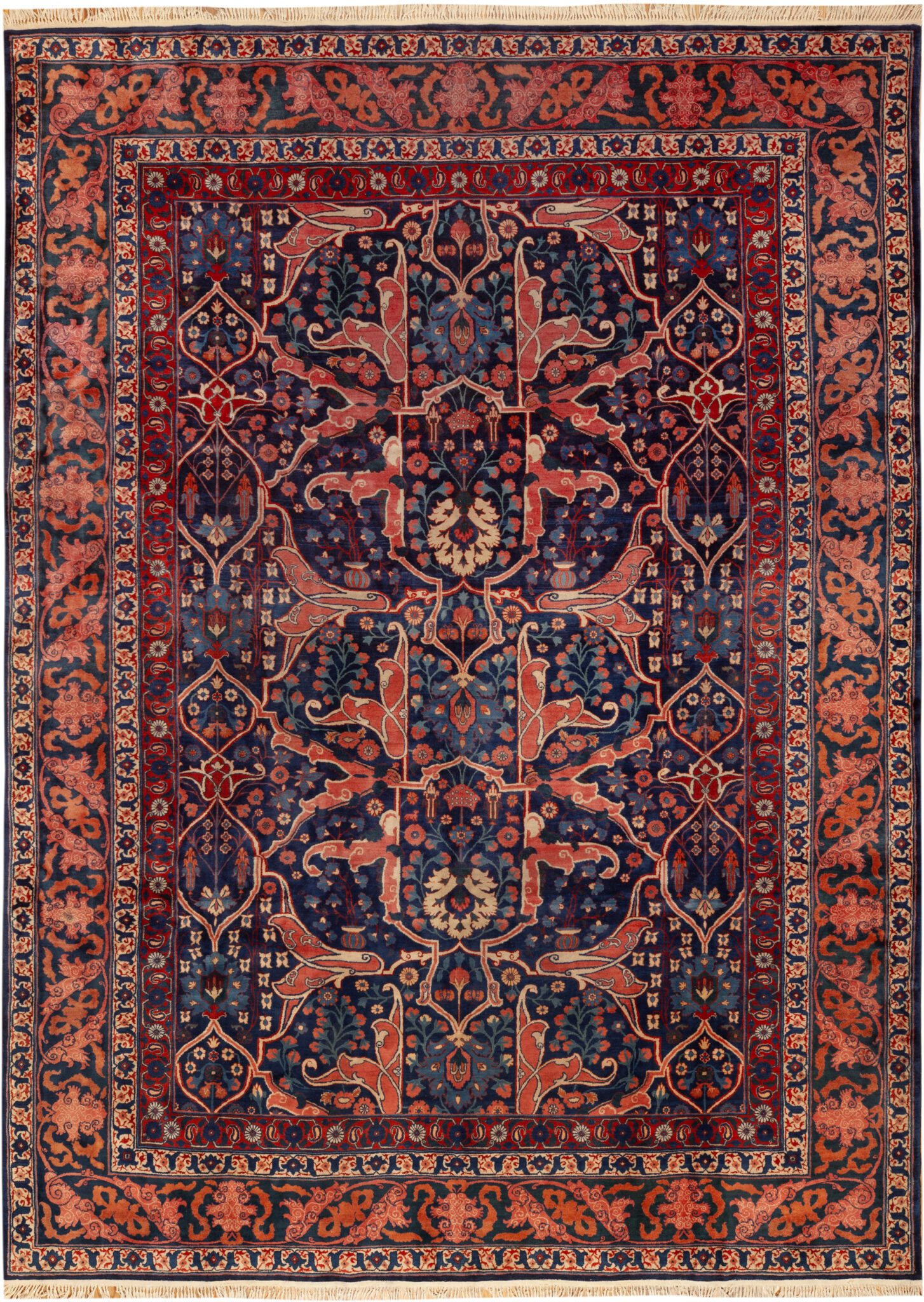 Indian Style Rug Pattern Vintage Indian Bidjar Rug 95128 by Nazmiyal Rugs