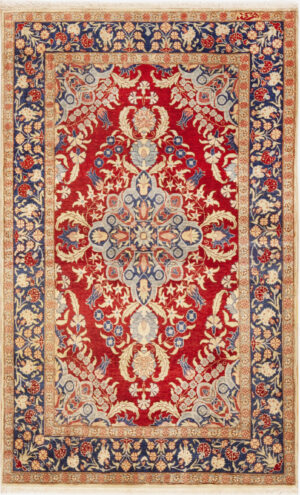 Vintage Turkish Silk Hereke Rug 95106 by Nazmiyal Rugs