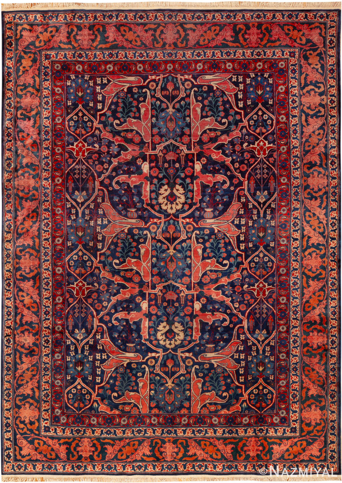 Vintage Indian Bidjar Rug 95128 by Nazmiyal Rugs