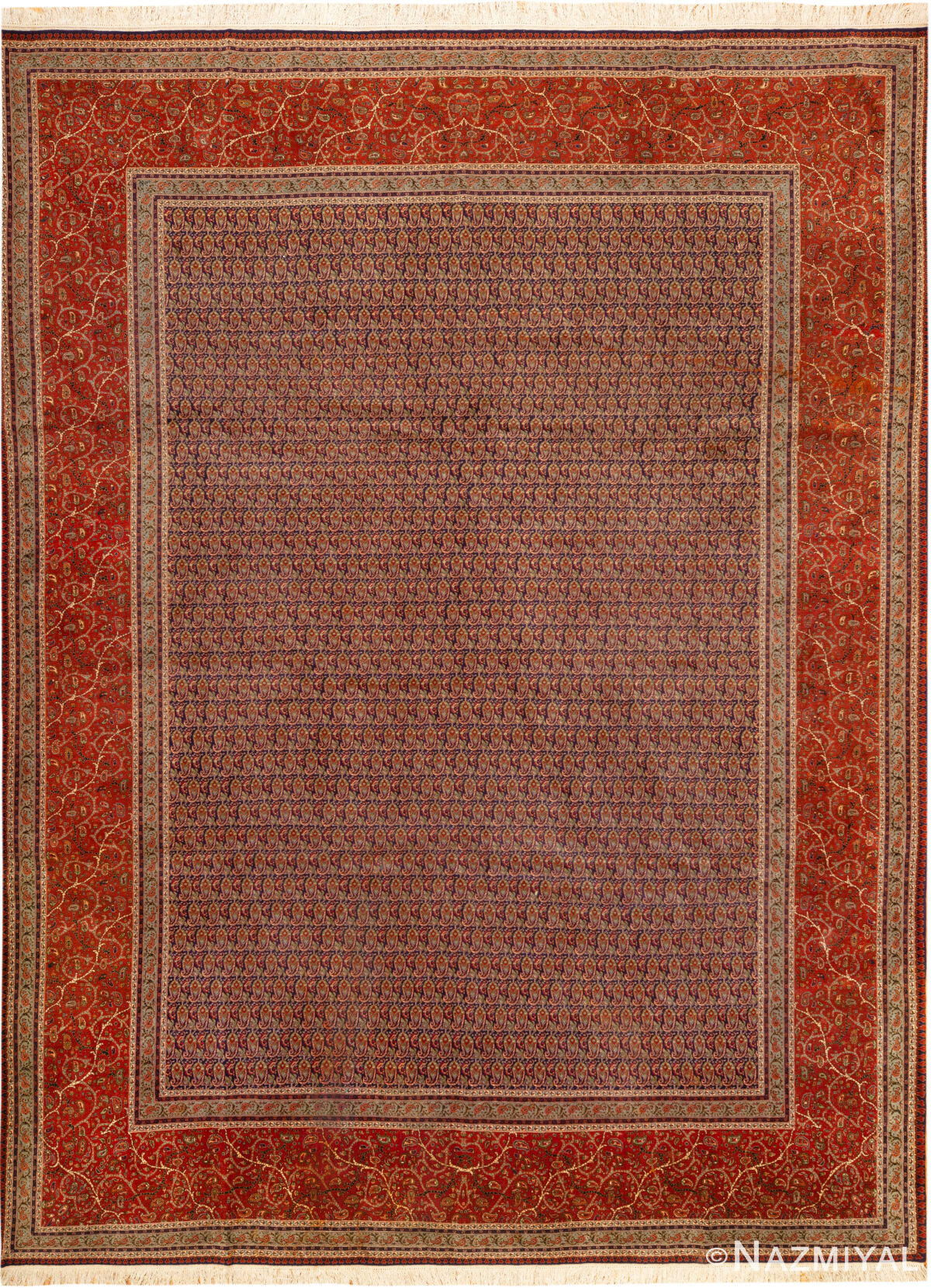 Vintage Persian Tabriz Rug 95134 by Nazmiyal Rugs