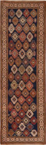 Antique Caucasian Kuba Runner Rug Antique Caucasian Kuba Runner Rug 73757 by Nazmiyal Rugs