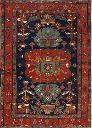 Antique Persian Heriz Rug 74099 by Nazmiyal Rugs