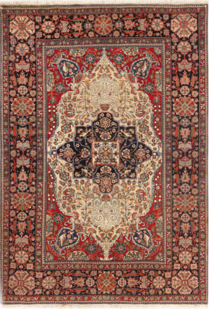 Antique Persian Kashan Rug 74085 by Nazmiyal Rugs