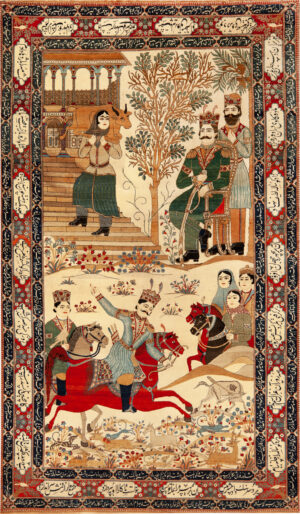 Antique Persian Kashan Rug 74106 by Nazmiyal Rugs