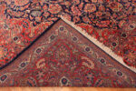 Back of Large Antique Persian Kashan Rug Back of Large Antique Persian Kashan Rug 95125 by Nazmiyal Rugs