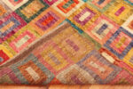 Back of Modern Central Asian Abstract Rug Back of Modern Central Asian Abstract Rug 12372 by Nazmiyal Rugs