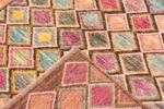 Back of Modern Central Asian Abstract Rug Back of Modern Central Asian Abstract Rug 12384 by Nazmiyal Rugs