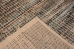 Back of Modern Central Asian Abstract Rug Back of Modern Central Asian Abstract Rug 12419 by Nazmiyal Rugs