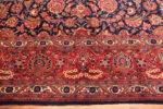 Border of Large Antique Persian Kashan Rug Border of Large Antique Persian Kashan Rug 95125 by Nazmiyal Rugs
