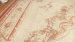Border and Medallion Detail of Antique French Aubusson Rug Border and Medallion Detail of Antique French Aubusson Rug 43646 by Nazmiyal Rugs