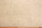 Border of Modern Central Asian Oushak Rug Border of Modern Central Asian Oushak Rug 12348 by Nazmiyal Rugs
