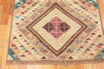 Bottom of Modern Central Asian Abstract Rug Bottom of Modern Central Asian Abstract Rug 12376 by Nazmiyal Rugs