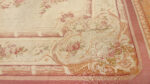 Corner of Antique French Aubusson Rug Corner of Antique French Aubusson Rug 43646 by Nazmiyal Rugs
