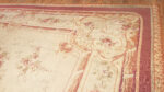 Corner Border Details of Antique French Aubusson Rug Corner Border Details of Antique French Aubusson Rug 43646 by Nazmiyal Rugs