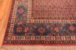Corner Detail of Vintage Persian Silk and Wool Isfahan Rug Corner Detail of Vintage Persian Silk and Wool Isfahan Rug 95118 by Nazmiyal Rugs