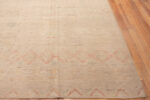 Corner of Large Modern Central Asian Neutral Rug Corner of Large Modern Central Asian Neutral Rug 12356 by Nazmiyal Rugs