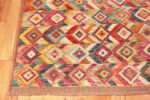 Corner of Modern Central Asian Abstract Rug Corner of Modern Central Asian Abstract Rug 12370 by Nazmiyal Rugs