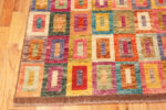 Corner of Modern Central Asian Abstract Rug Corner of Modern Central Asian Abstract Rug 12372 by Nazmiyal Rugs
