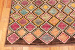 Corner of Modern Central Asian Abstract Rug Corner of Modern Central Asian Abstract Rug 12384 by Nazmiyal Rugs