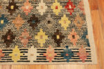Corner of Modern Central Asian Abstract Rug Corner of Modern Central Asian Abstract Rug 12403 by Nazmiyal Rugs