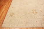 Corner of Modern Central Asian Oushak Rug Corner of Modern Central Asian Oushak Rug 12349 by Nazmiyal Rugs