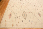 Corner of Modern Central Asian Primitive Geometric Rug Corner of Modern Central Asian Primitive Geometric Rug 12396 by Nazmiyal Rugs