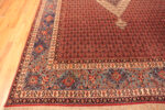 Corner of Vintage Persian Silk and Wool Isfahan Rug Corner of Vintage Persian Silk and Wool Isfahan Rug 95118 by Nazmiyal Rugs