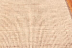 Detail of Modern Central Asian Minimalist Neutral Rug Detail of Modern Central Asian Minimalist Neutral Rug 12397 by Nazmiyal Rugs