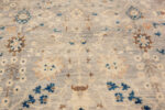 Detail on Modern Central Asian Oushak Rug Detail on Modern Central Asian Oushak Rug 12347 by Nazmiyal Rugs