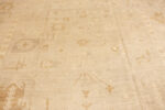 Detail of Modern Central Asian Oushak Rug Detail of Modern Central Asian Oushak Rug 12349 by Nazmiyal Rugs