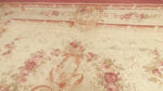 Floral Detail on Antique French Aubusson Rug Floral Detail on Antique French Aubusson Rug 43646 by Nazmiyal Rugs
