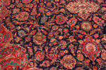 Floral Features on Large Antique Persian Kashan Rug Floral Features on Large Antique Persian Kashan Rug 95125 by Nazmiyal Rugs