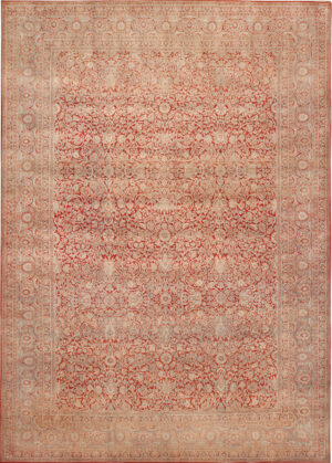 Large Vintage Persian Tabriz Rug 73250 by Nazmiyal Rugs