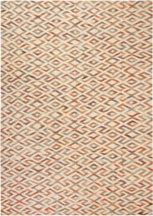 Modern Central Asian Swedish Style Kilim Rug 74070 by Nazmiyal Rugs