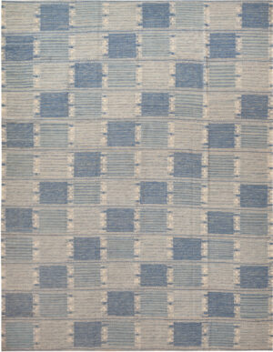 Modern Central Asian Swedish Style Kilim Rug 74074 by Nazmiyal Rugs