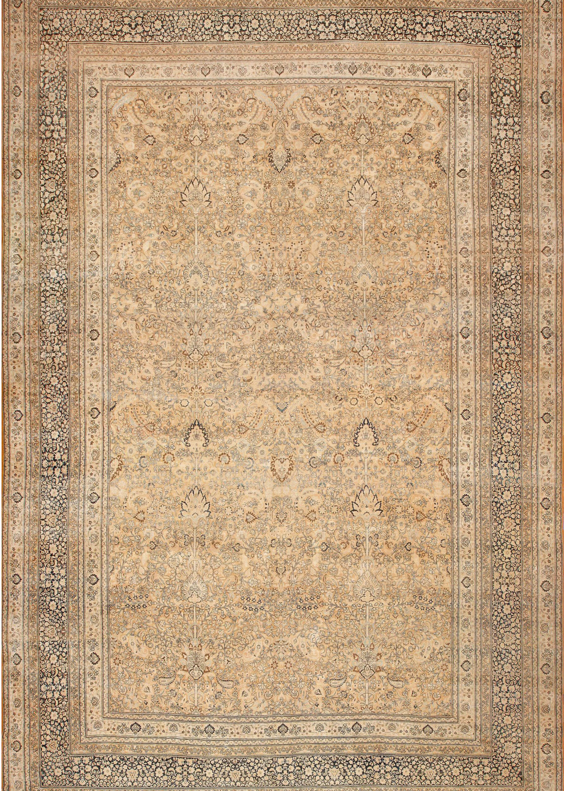 Oversize Persian Tabriz Rug 49427 Featured by Nazmiyal Rugs