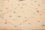 Side of Modern Central Asian Primitive Geometric Rug Side of Modern Central Asian Primitive Geometric Rug 12396 by Nazmiyal Rugs