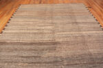 Top of Modern Central Asian Earth Tone Rug Top of Modern Central Asian Earth Tone Rug 12393 by Nazmiyal Rugs