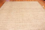 Top of Modern Central Asian Minimalist Neutral Rug Top of Modern Central Asian Minimalist Neutral Rug 12397 by Nazmiyal Rugs