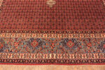 Trim of Vintage Persian Silk and Wool Isfahan Rug Trim of Vintage Persian Silk and Wool Isfahan Rug 95118 by Nazmiyal Rugs